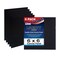 6 X 6 Inch Black Professional Art Canvas Board Panels 6 Pack - 8 Ounce Heavyweight Cotton Acid Free Canvases for Painting Acrylics and Watercolor (1 Case of 6 Single Canvas Painting Panels)
